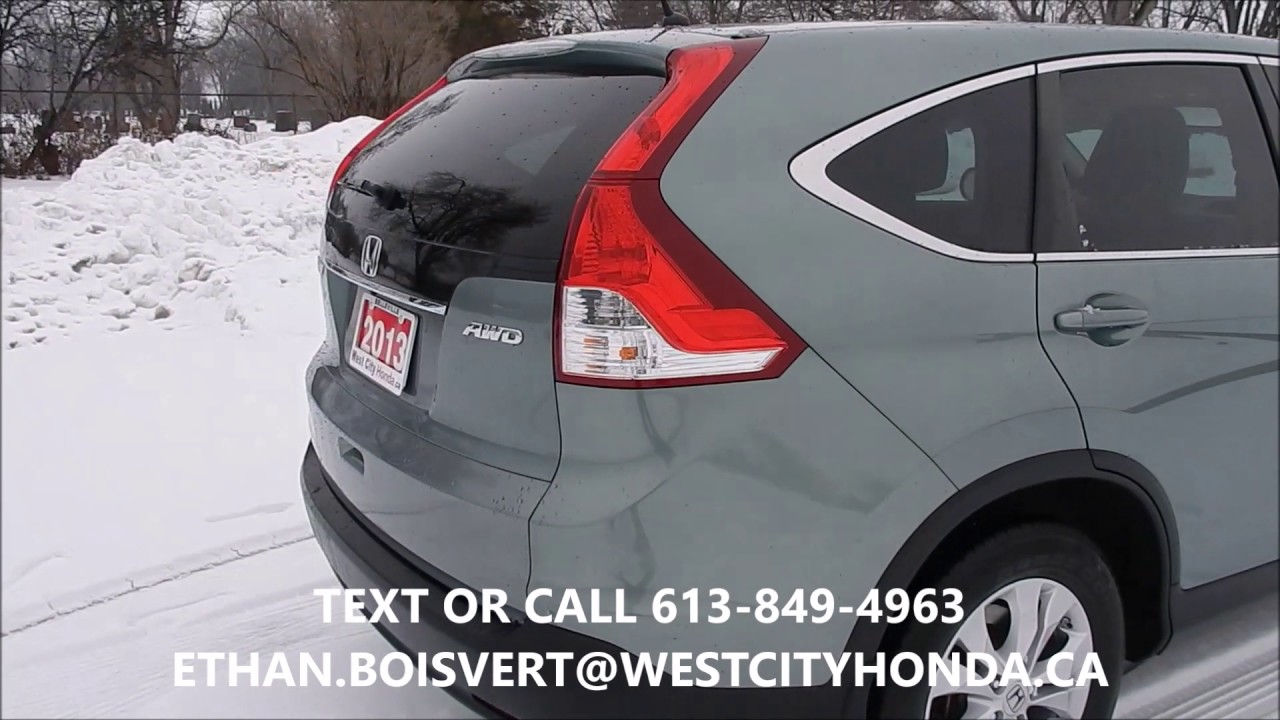 2013 HONDA CRV EX USED HONDA CRV BELLEVILLE ONTARIO YouTube