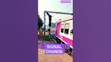 Signal🚦 Change | Indian Railways Signalling System | EMU TRAIN DEPARTURE