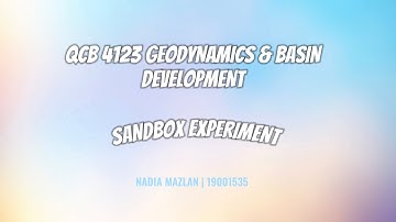 Sandbox Experiment (Rifting and Compression)