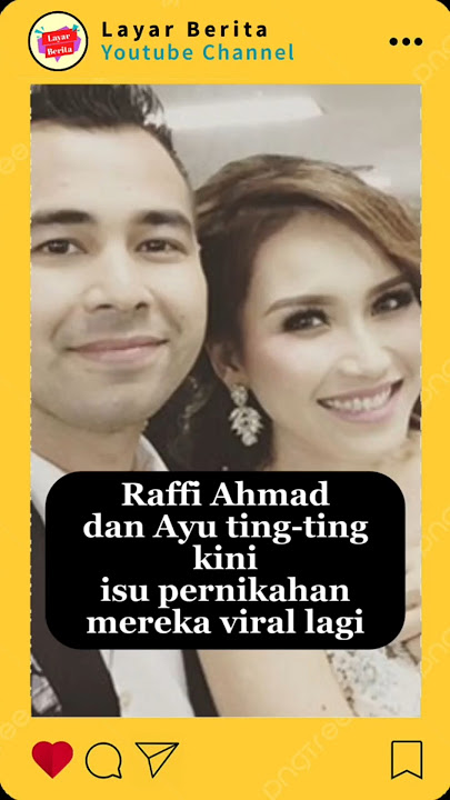 Raffi Ahmad and Ayu ting-ting now their marriage issue is viral again #artist #ayutingting