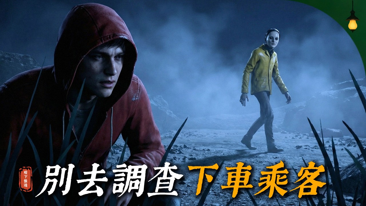 一名乘客突然在荒野下車，我試圖回去弄清楚原因，但我真的後悔了💡歐美怪談💡燈下怪談💡