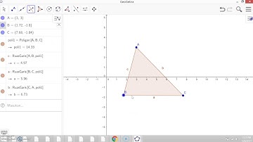 Cara Membuat Lingkaran Luar Segitiga di Geogebra