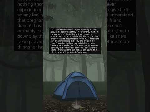 AITA for not taking my pregnant GF to the hospital reddit askreddit aita storytime fyp by Spooky Stars