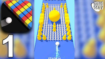 COLOR BUMP 3D - Stage 1-20 - Gameplay Walkthrough Part 1 (iOS Android)