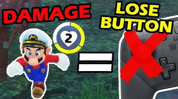 Mario Odyssey But Every Time I Take Damage I Lose a Button - Infinite Bits