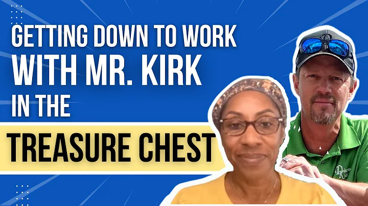 Getting down to work with Mr. Kirk in the Treasure...