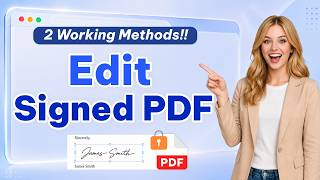 [100% Working] How to Edit or Modify a Signed PDF Document | Easy Free Workaround