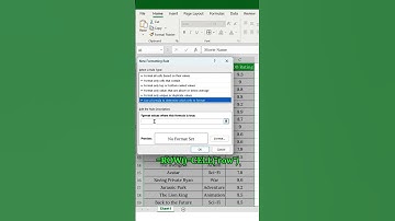 Auto-Highlight Rows in Excel: Game-Changing Hack! #shorts