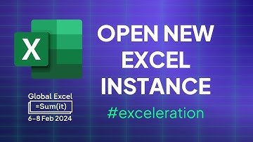3 ways to open a new Excel instance