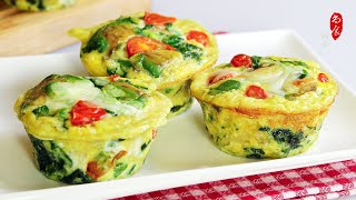 我每周必做的减脂营养早餐 | 鸡蛋酪梨早餐松饼 | 低卡 不加面粉不加糖 无麸质 | Weekly Lowcarb  Breakfast: Avocado & Egg Muffins