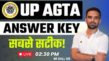 UPSSSC AGTA Answer Key | UP AGTA Exam 2025 | BR Dall Sir
