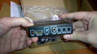 UNBOXING CONVERTIDOR SCART/HDMI A HDMI 1080P RETRO GAMING ETC