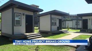 Tiny home project breaks new ground on Big Island