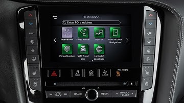 2022 INFINITI QX50 - Setting a Destination (if so equipped)