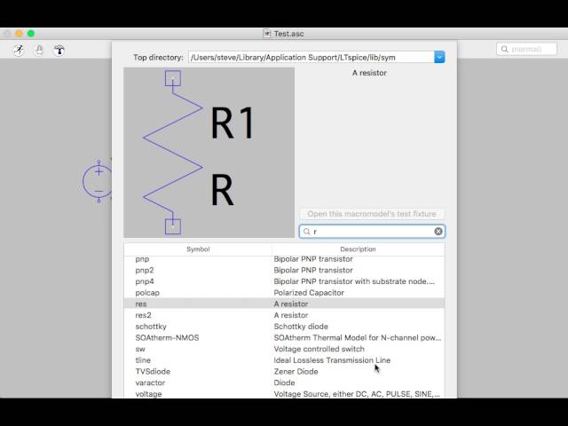 help ltspice mac draw resistor help ltspice mac draw resistor