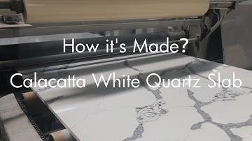 Calacatta White Quartz Slabs Manufacturing Process by Fulei Stone  -  How it