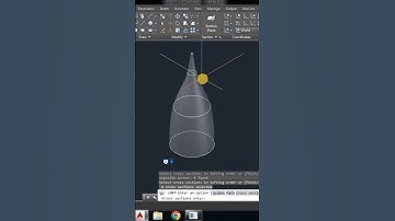 Autocad 3d Loft command || Autocad loft tool #autocad #shorts