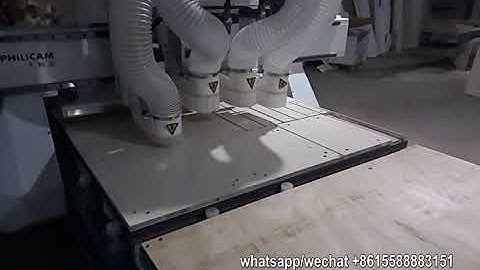 4 spindles auto tool changer cnc router machine