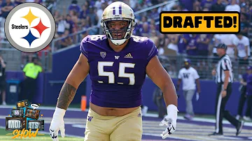 Pittsburgh Steelers Draft Washington Tackle Troy Fautanu In The First Round
