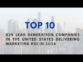 Top 10 B2B Lead Generation Companies in the USA