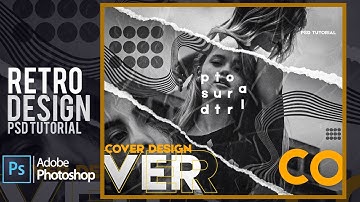 How to Create Retro Wave Style Cover Art Design - Photoshop Tutorials 2021