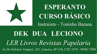Esperanto Dek dua Leciono (décima segunda lição) #esperanto #cursoesperanto