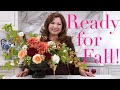 Spectacular FALL Arrangement Featuring Giant Dahlias!
