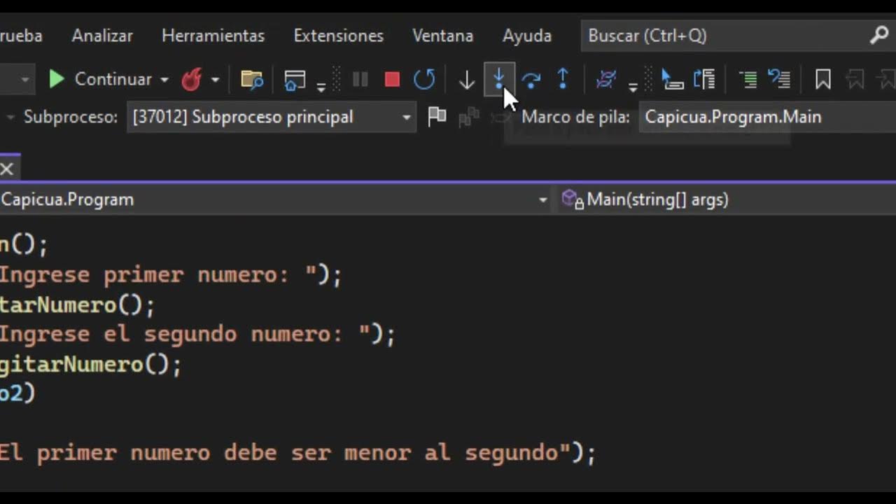 ️Como usar el depurador o debugger de visual studio. - YouTube