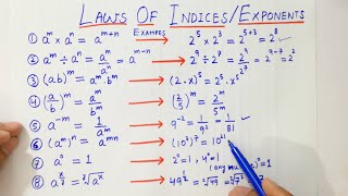 Mastering the Magic of Exponents: Unveiling the Laws of Indices for Mathematical Mastery