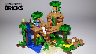 Lego Minecraft 21125 The Jungle Tree House Speed Build