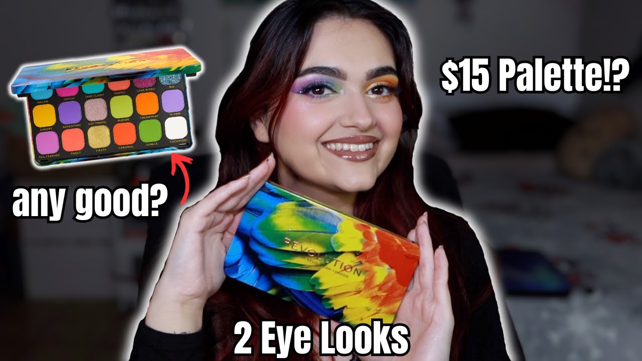 MAKEUP REVOLUTION FOREVER FLAWLESS BIRDS OF PARADISE PALETTE REVIEW