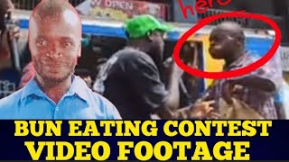 Onstage VIDEO FOOTAGE Mr Powell died during bun eating contest 