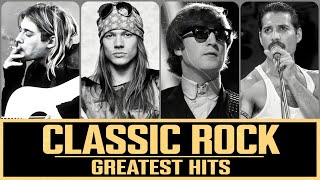 Top 100 Classic Rock Songs 70s 80s 90s ⚡ Aerosmith, Queen, AC/DC, Bon Jovi, Scorpions, Nirvana, U2