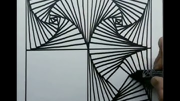 How to use recursive spiraling squares to cancel the idea of a square