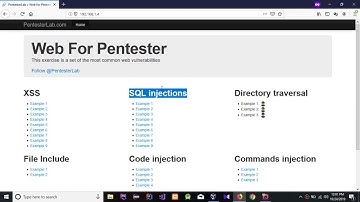 Web For Pentester | PentesterLab SQL Injections: Example 1