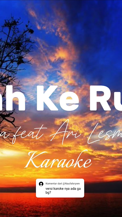 Ari lesmana feat Hindia - Rumah ke Rumah (Karaoke) sudah upload ya🙌 #shorts #Rumahkerumah #karaoke
