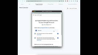 Spring Spark Stake - Google Calendar and Events