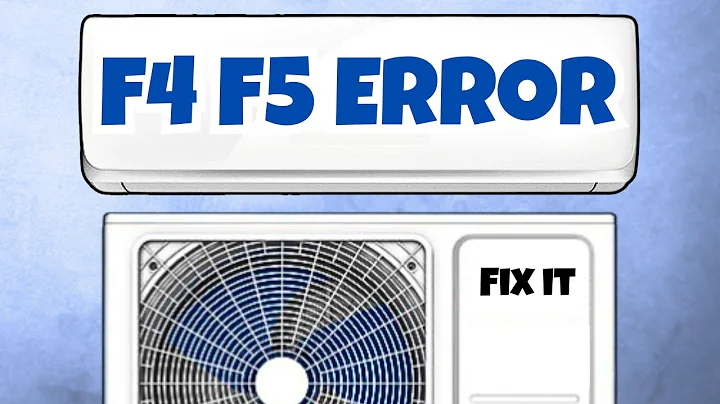 How to Fix F4 & F5 Error on Mini Split AC Easily!