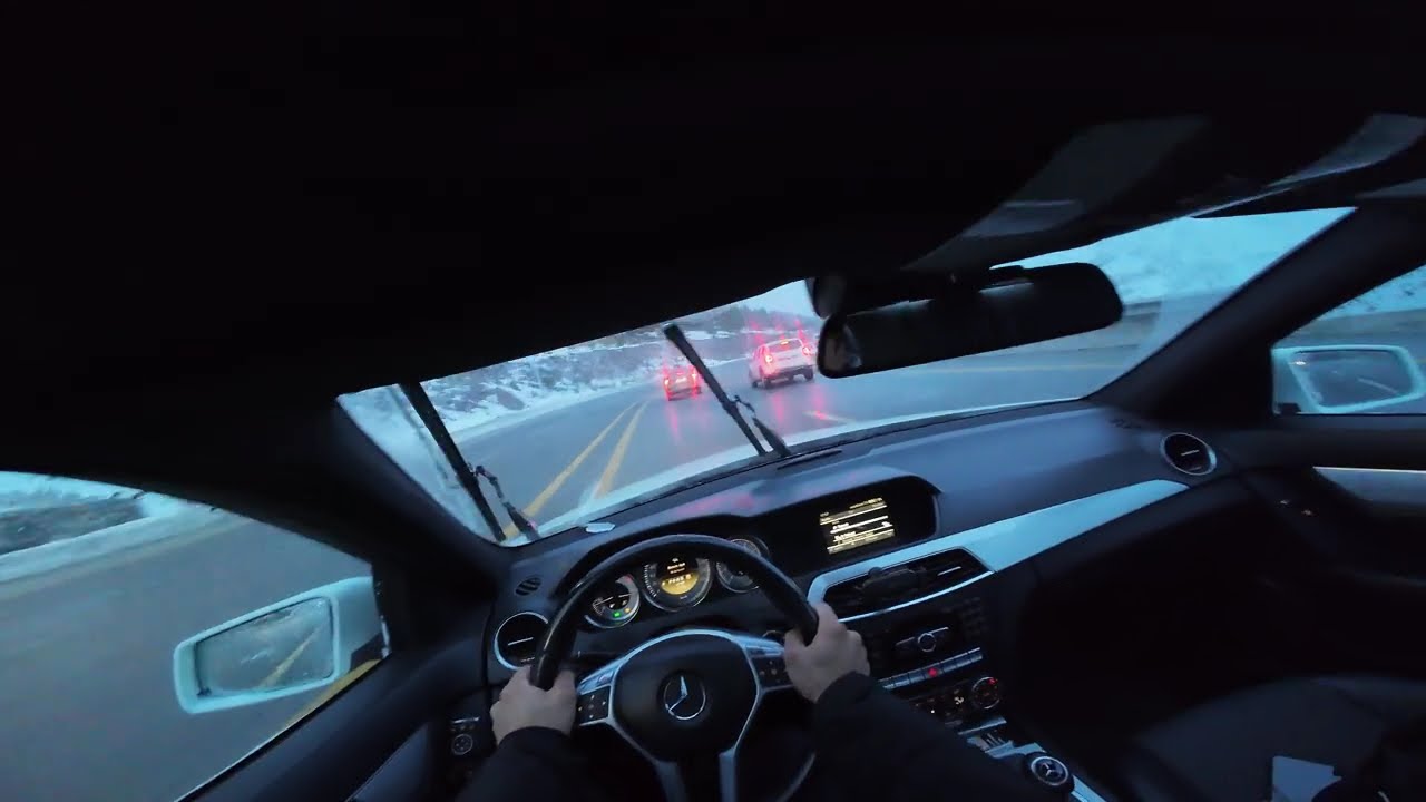 Mercedes Benz W204 C180 Chill Erciyes Driving POV