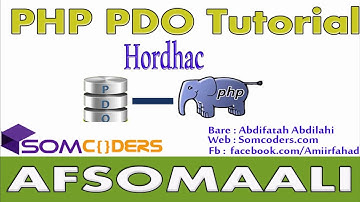Hordhac : PHP PDO somali