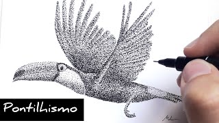 DRAWING WITH THE POINTILLISM TECHNIQUE – Tips on How to Draw Pointillism for Beginners | Toucan