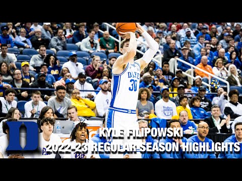 Kyle Filipowski 2022-23 Regular Season Highlights | Duke Center