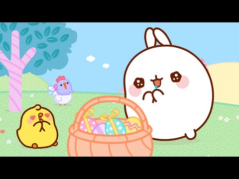 The Easter Egg Challenge with Molang and Piu Piu | Funny Compilation For kids