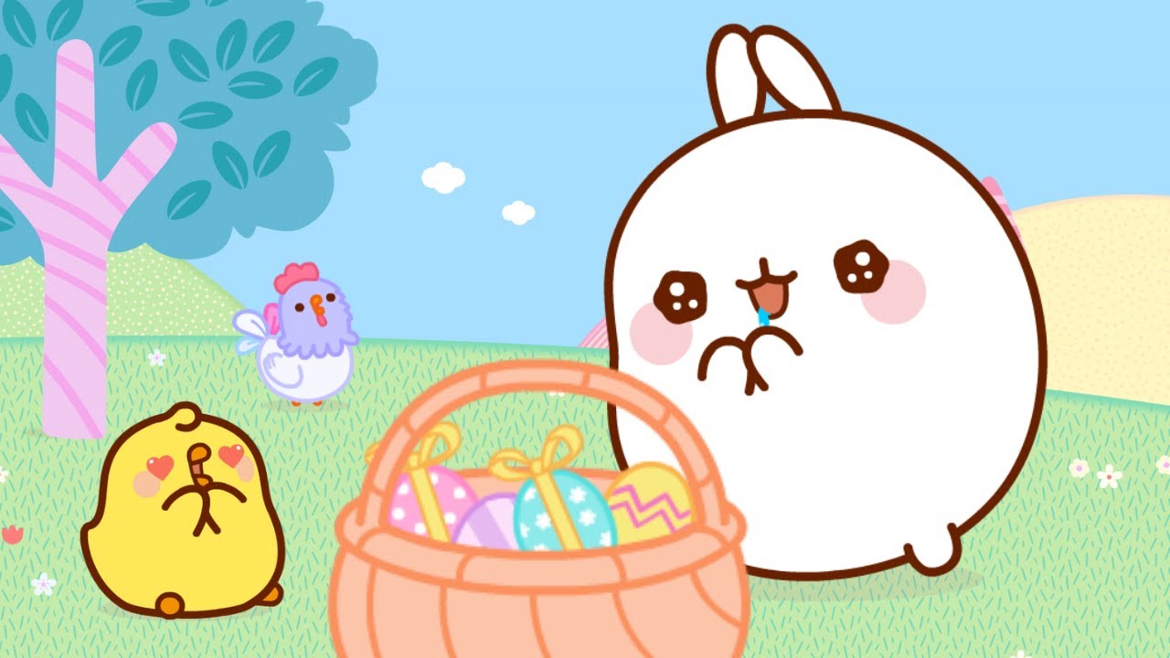 The Easter Egg Challenge with Molang and Piu Piu  Funny Compilation For kids