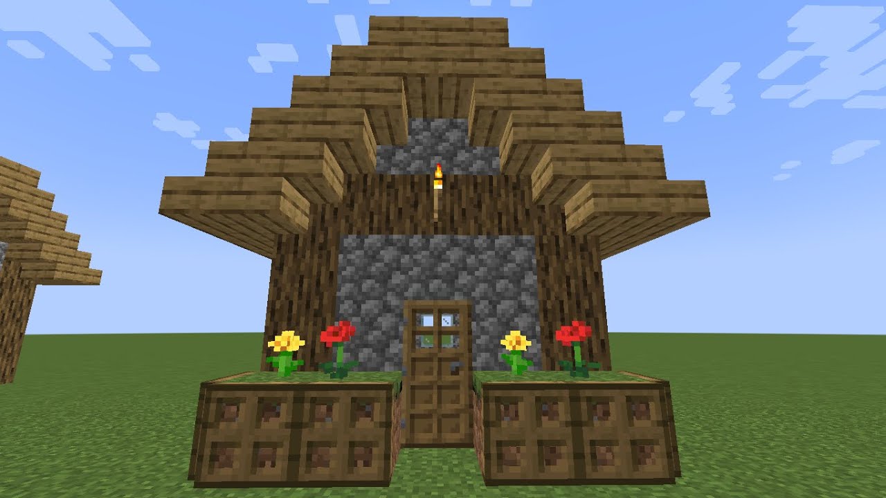 Minecraft: Cách xây các ngôi nhà / công trình trong làng 1.14+ P12 ...