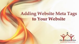 Adding Website Meta Tags to Your Website