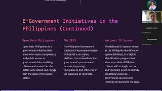 E Government Initiatives and Projects