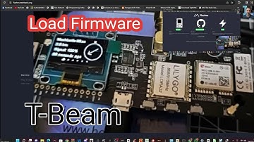 Lilygo T-BEAM LOAD FIRMWARE & CONFIGURE - MESHTASTIC