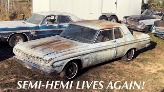 1964 Plymouth Belvedere Revived! Poly 318 Clatters To Life (And Immediately Overheats)