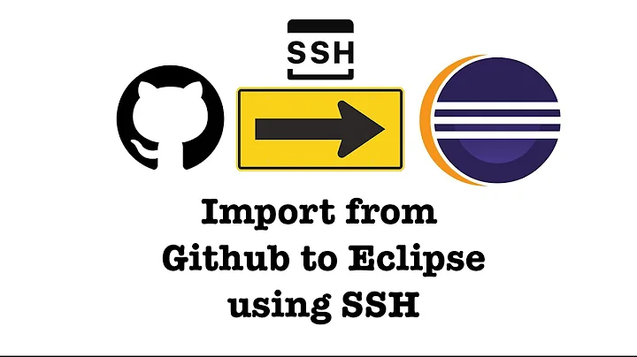 Import repository from Github to Eclipse using SSH